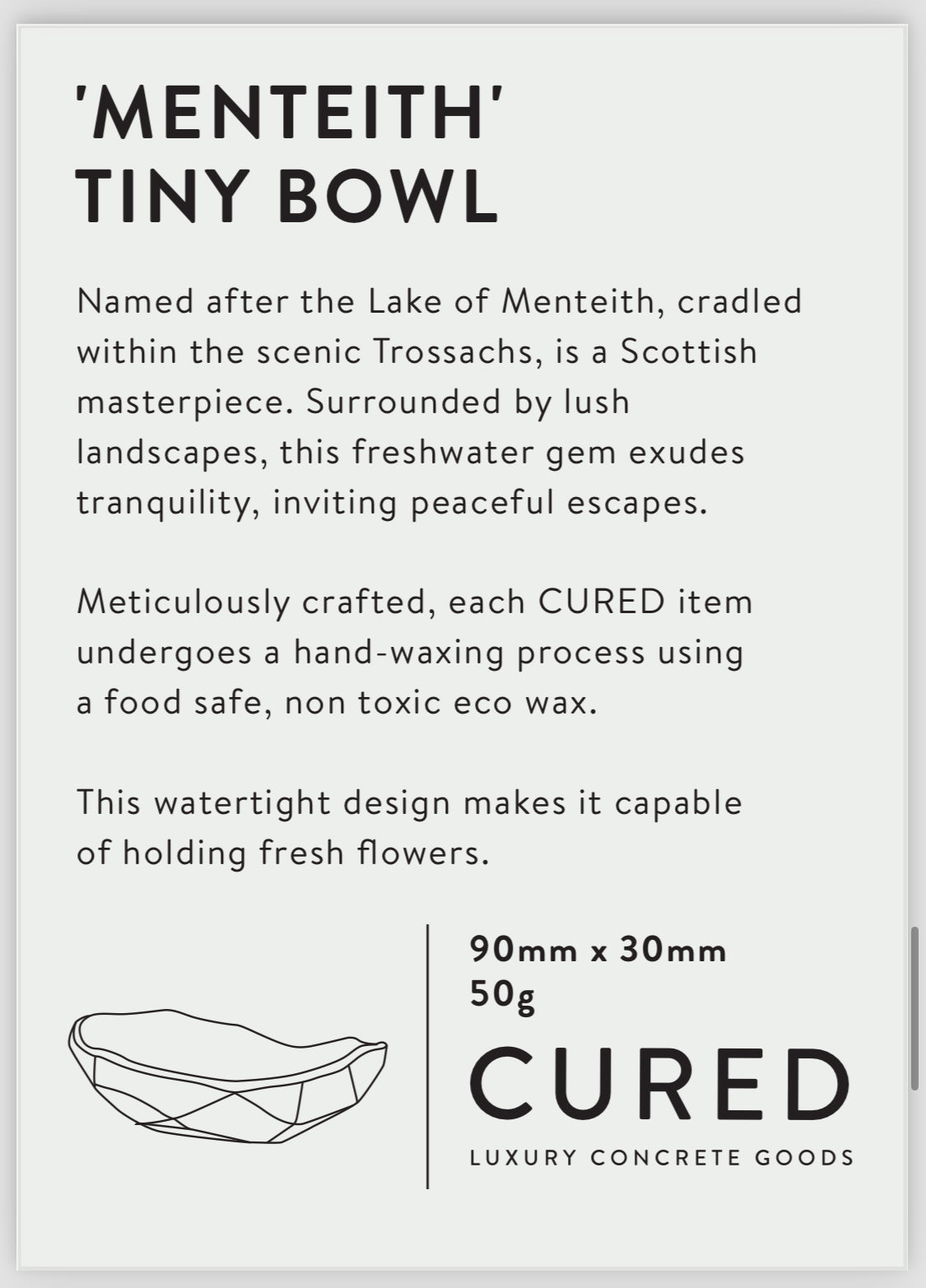 Menteith Tiny Bowl